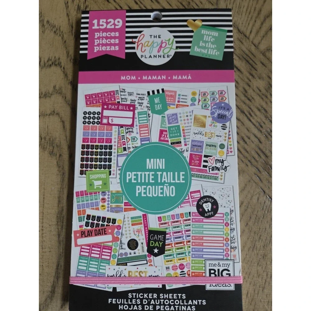 The Happy Planner Sticker Books LOT OF 3 New NWT Planner Stickers Happy Planner